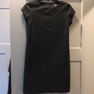 Charcoal shift dress